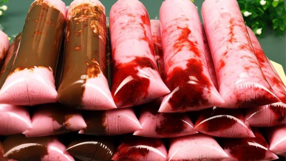 Geladinhos gourmet de morango e chocolate
